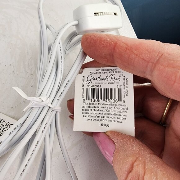 Grasslands Road Owl Whoooo Loves You Baby Desktop Light NWT - Picture 9 of 10